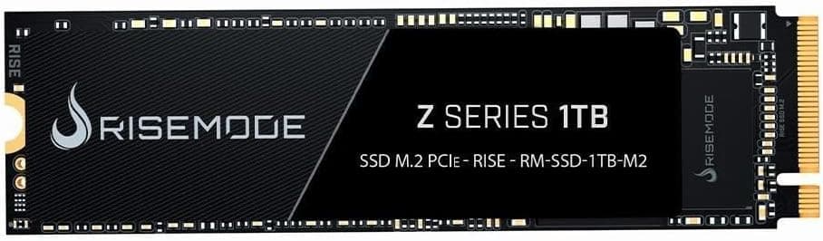 SSD Rise Mode Z Series 1TB M.2 NVMe (2200/1800MB/s) por R$ 519 com frete grátis