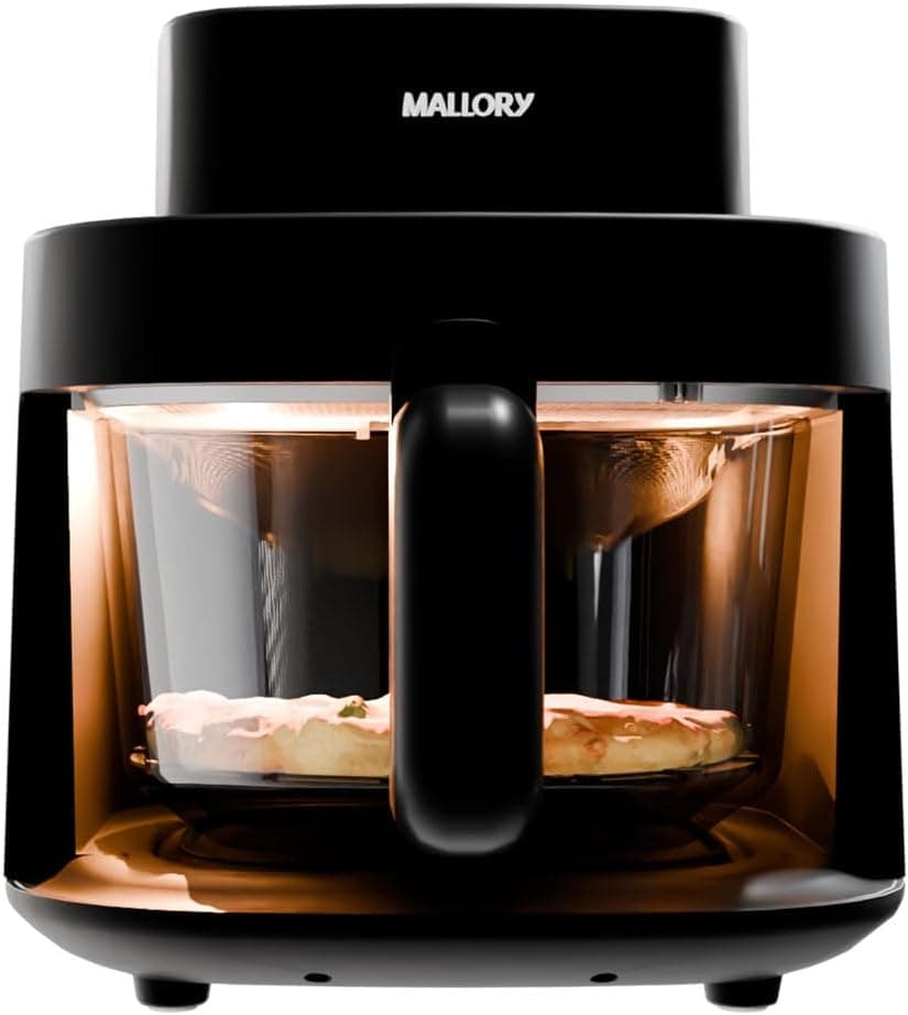 Fritadeira Elétrica Mallory SmartGlass 4,5L 127V com Cuba de Vidro Temperado