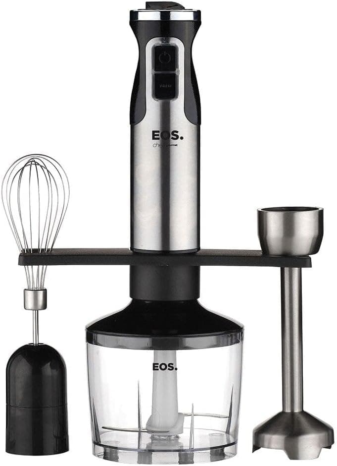 Mixer EOS 3 em 1 EMX03 850W 12 Velocidades Inox e Preto 110V