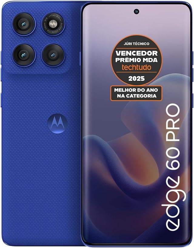 Motorola Edge 60 Pro 5G 256GB (12GB RAM + 12GB Boost) com cupom na Amazon por R$ 2.446 no Pix