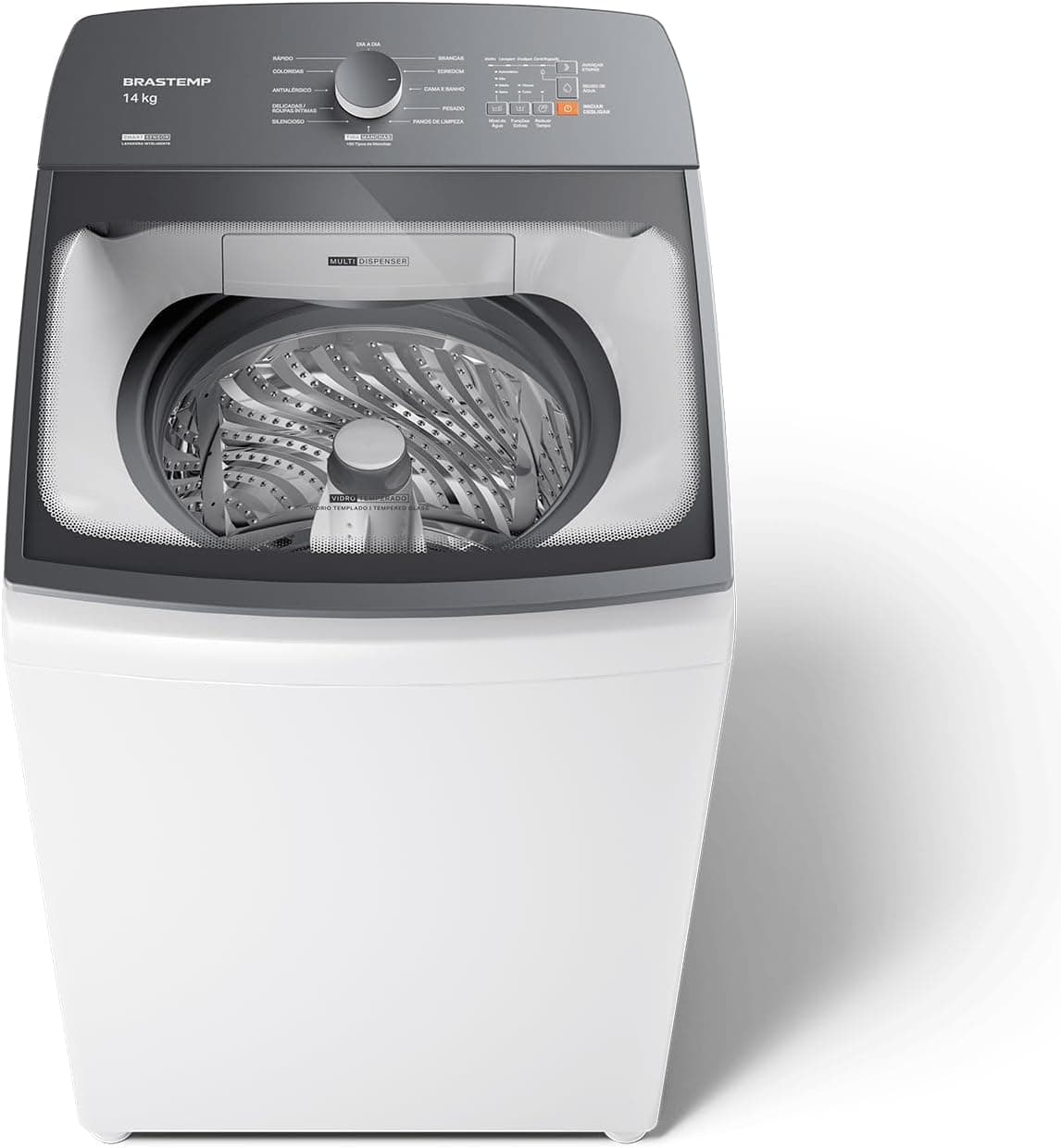 Máquina de Lavar Brastemp 14kg BWJ14AB Branca com Smart Sensor por R$ 1.674 (frete grátis + cupom)