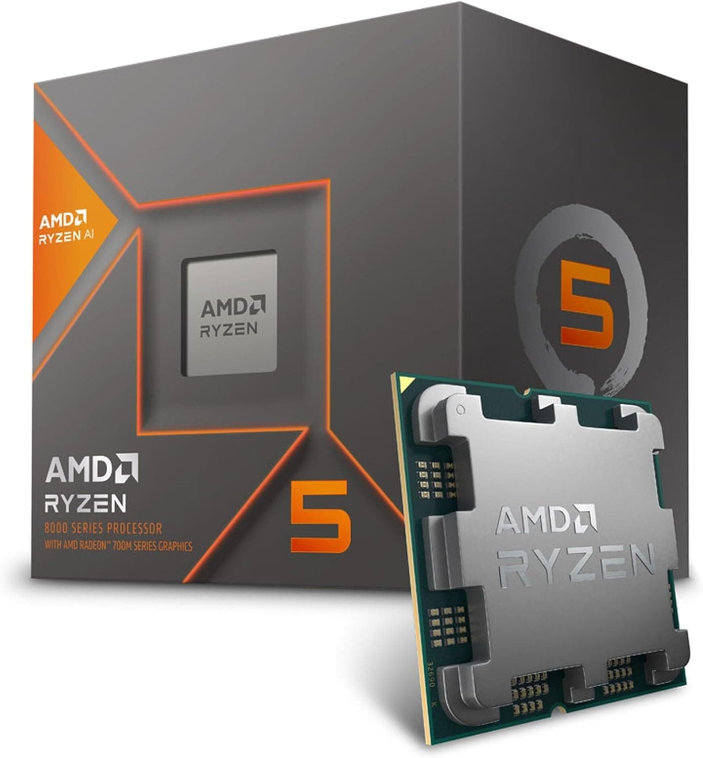 Processador AMD Ryzen 5 8600G AM5 (6C/12T, ate 5,0GHz) com video Radeon 760M + cooler por R$ 809
