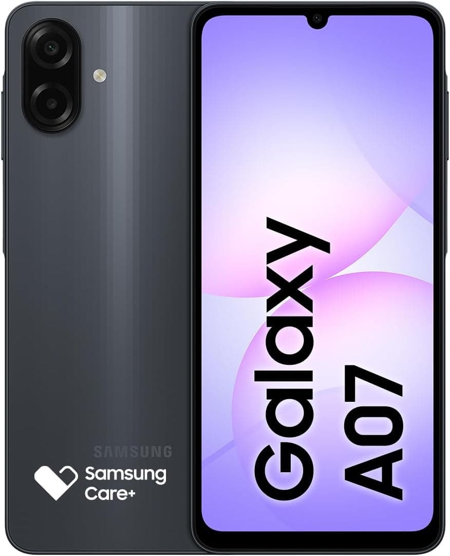 Samsung Galaxy A07 128GB 4GB RAM com Câmera 50MP e Tela 6,7" Preto
