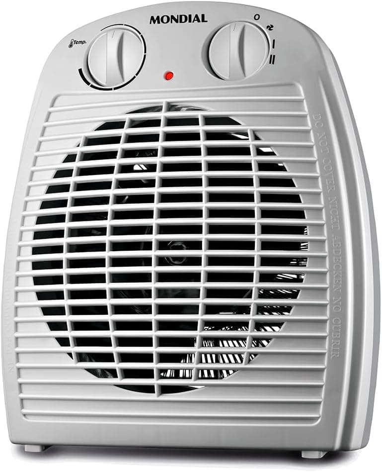 Aquecedor a Ar Mondial A-08 1500W 110V por R$ 89 com Frete Gratis Prime