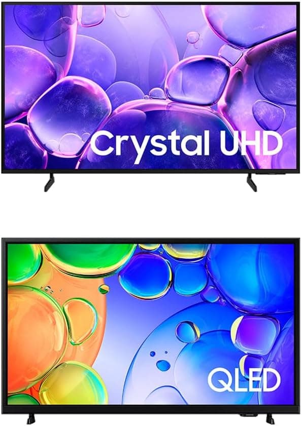 Combo Samsung: Smart TV 55" Crystal UHD 4K U8100F + Smart TV 43" QLED Full HD por R$ 3.799