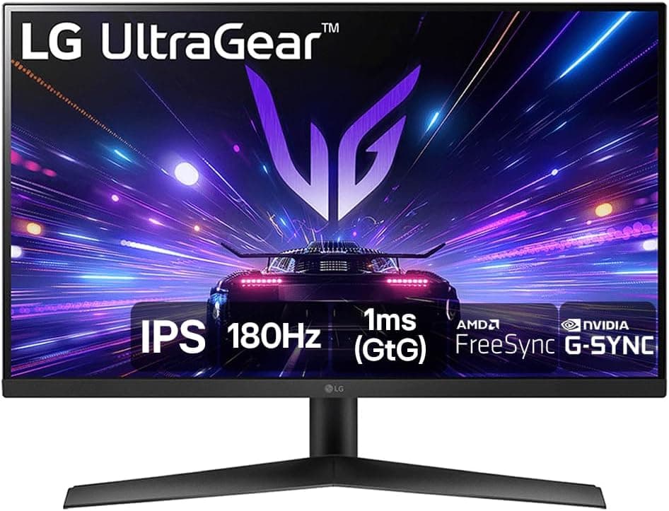 Monitor Gamer LG UltraGear 27GS60F-B 27" IPS Full HD 180Hz 1ms (G-SYNC/FreeSync) por R$ 989