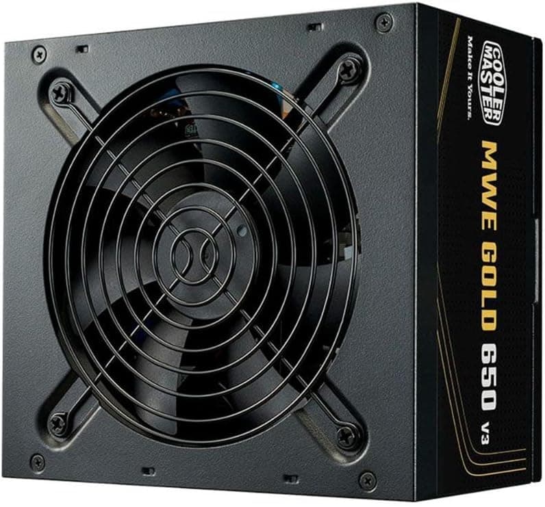 Fonte Cooler Master MWE Gold 650 V3 650W ATX 3.1 80 Plus Gold por R$ 288 (Frete Gratis)