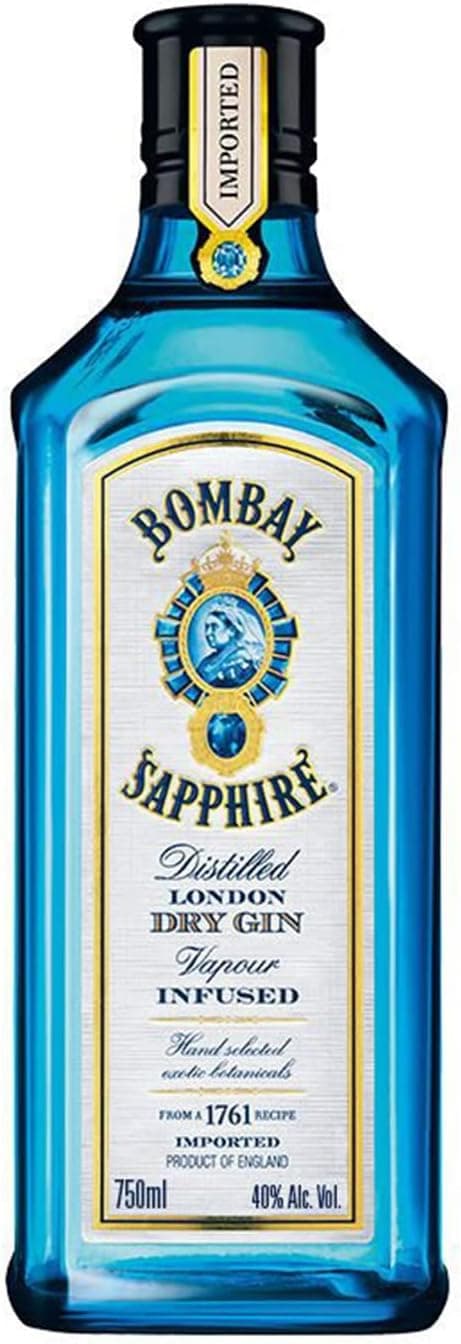 Gin Bombay Sapphire 750ml – Gin Importado London Dry com Frete Grátis