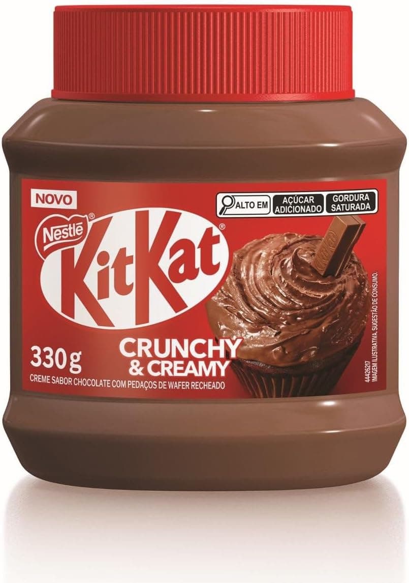 Creme Crocante KitKat 330g com Frete Grátis por R$ 23,39