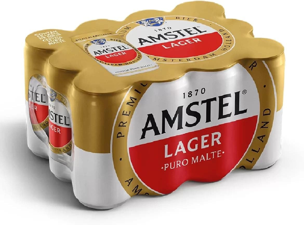 Pack Amstel Lager Puro Malte 269ml (12 Latas) por R$ 32,28 (R$ 2,69/lata) + Frete Grátis