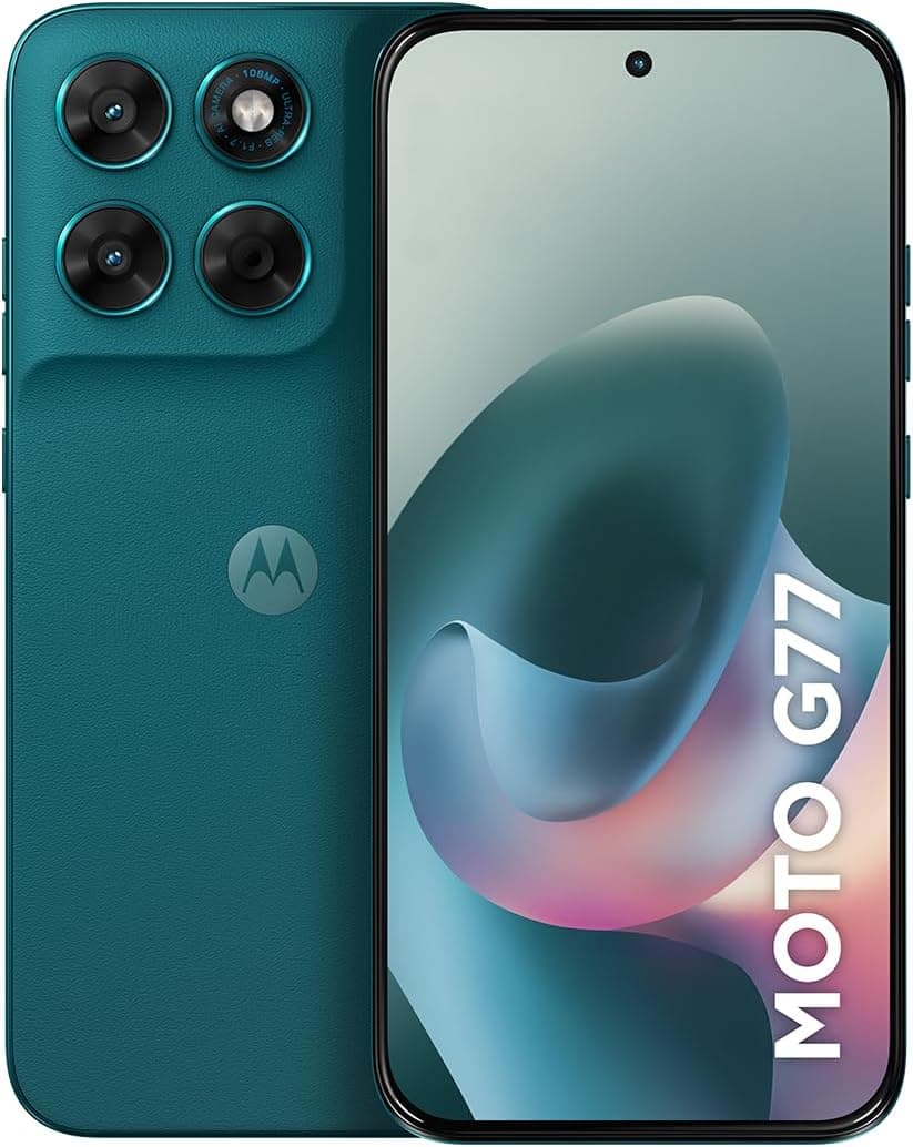 Moto G77 5G 256GB (8GB RAM + 16GB RAM Boost) por R$ 1.619 no Pix + Frete Grátis