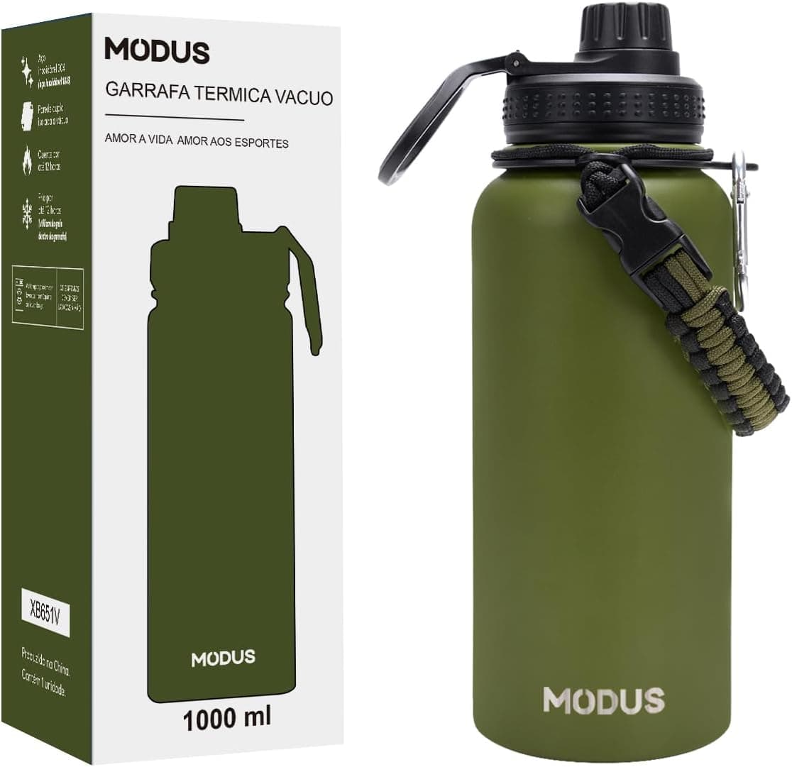 Garrafa Térmica MODUS Aço Inox Isolamento Vácuo 1000ml
