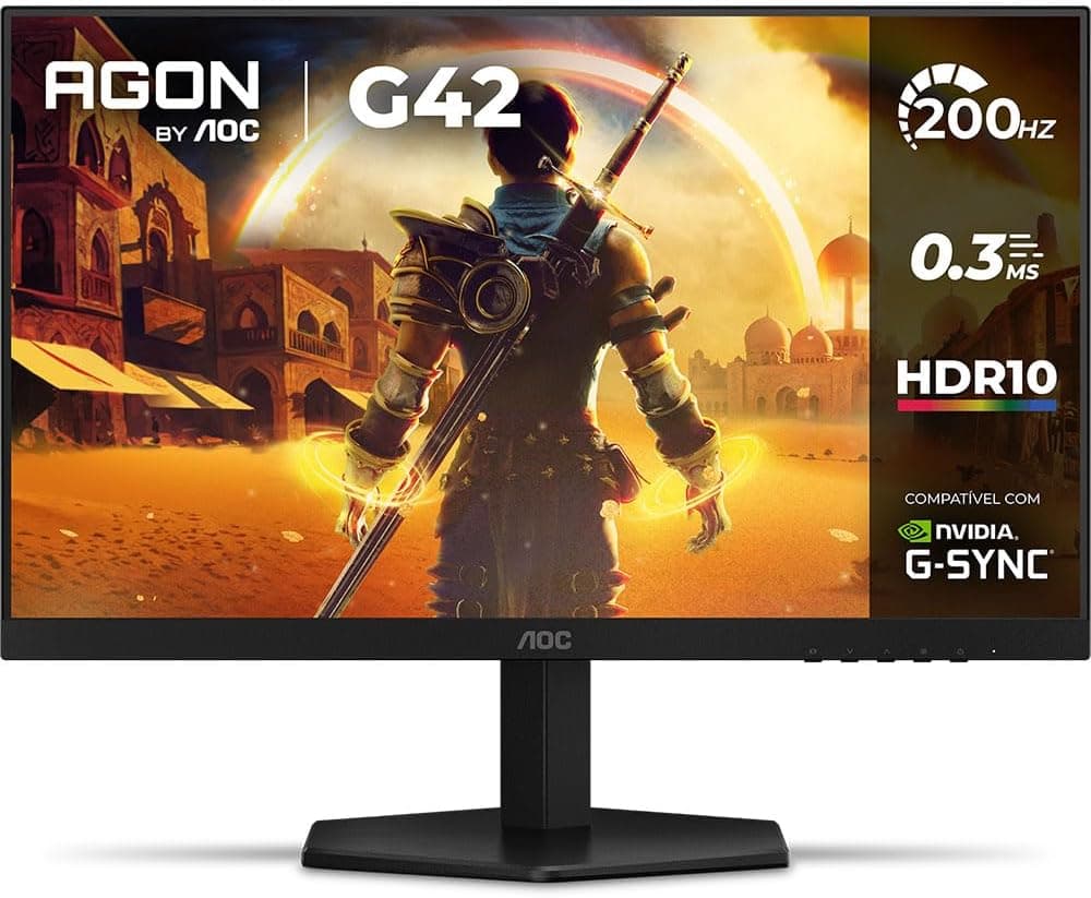 Monitor Gamer AOC AGON G42 24G42HE 23,8" IPS 200Hz 0,3ms HDR10 G-Sync