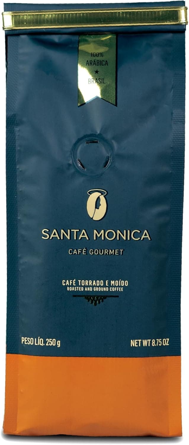 Cafe Santa Monica Gourmet Moido 250g com cupom CAFE15 e frete gratis