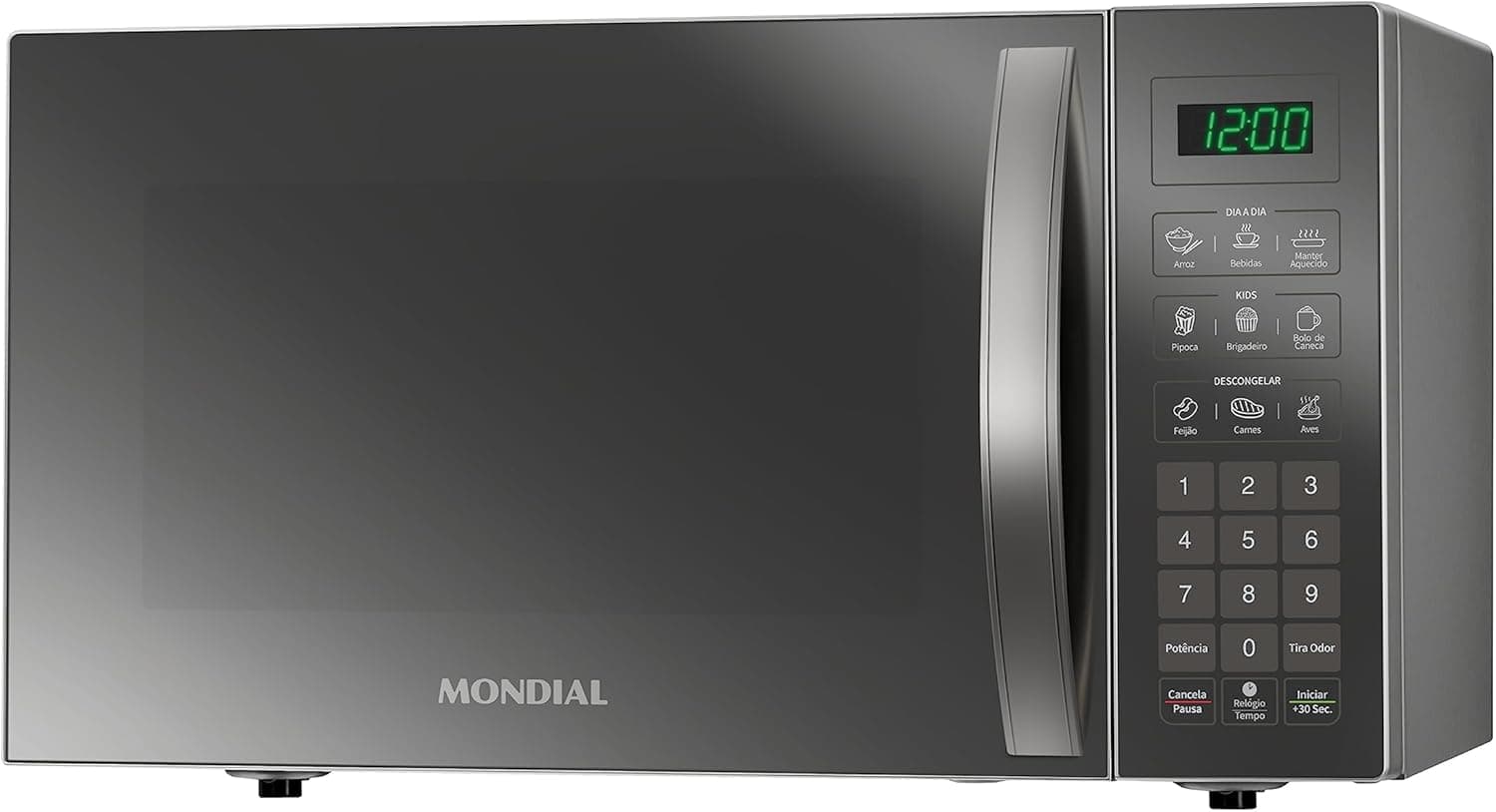 Micro-ondas Mondial 34L Espelhado 1400W 110V (MO-02-34-E) por R$ 479 + cupom