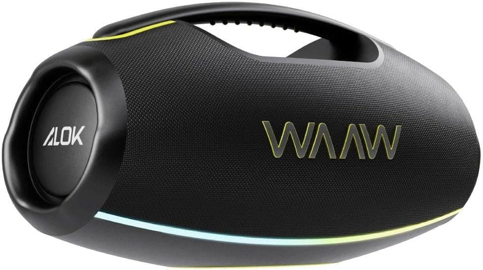 Caixa de Som WAAW by ALOK HYPERBOOM 1000 180W RMS IPX7 Bluetooth por R$ 1.141 (com cupons)