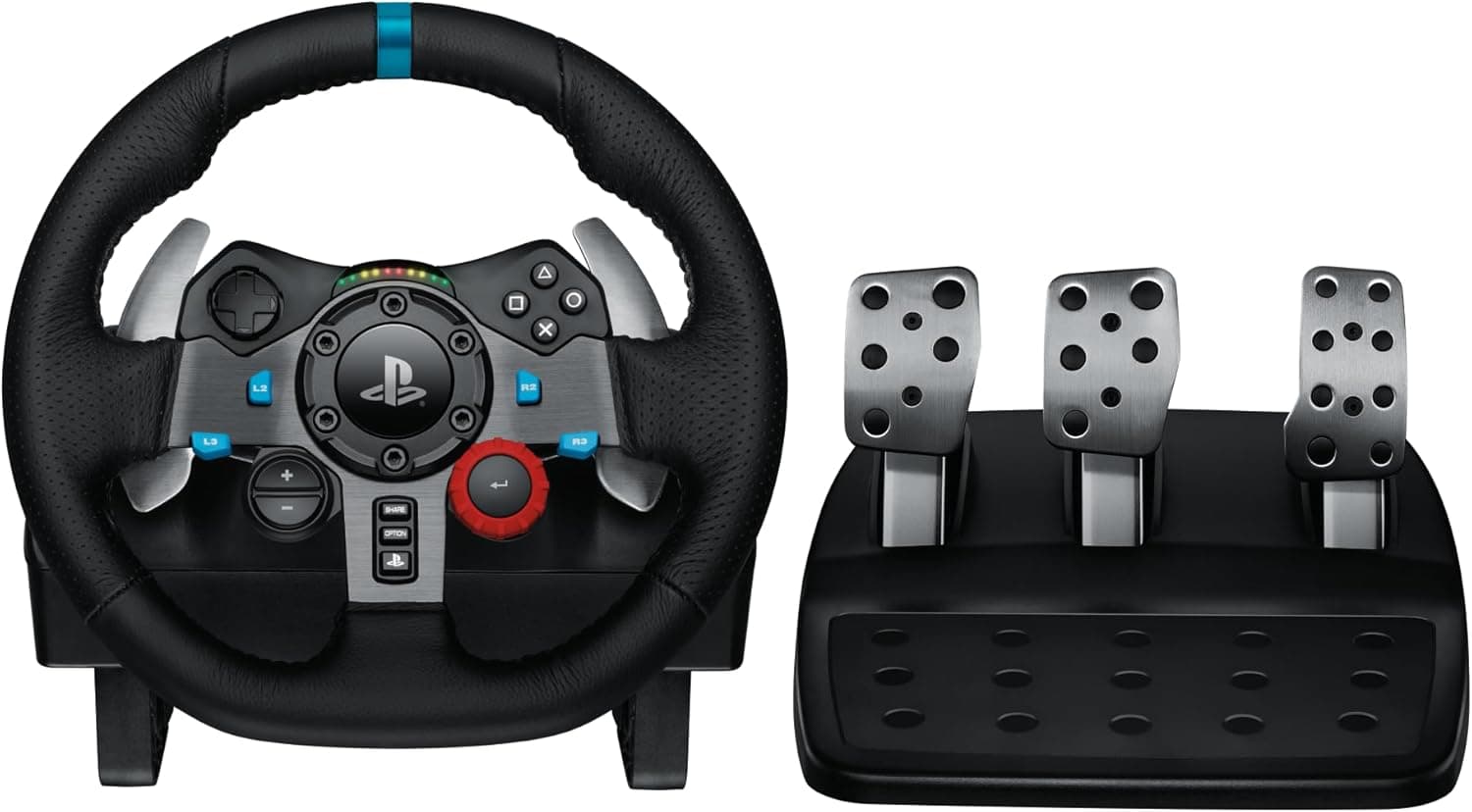 Volante Logitech G29 Driving Force com Pedais para PS5/PS4/PS3/PC por R$ 1.526 (frete gratis)