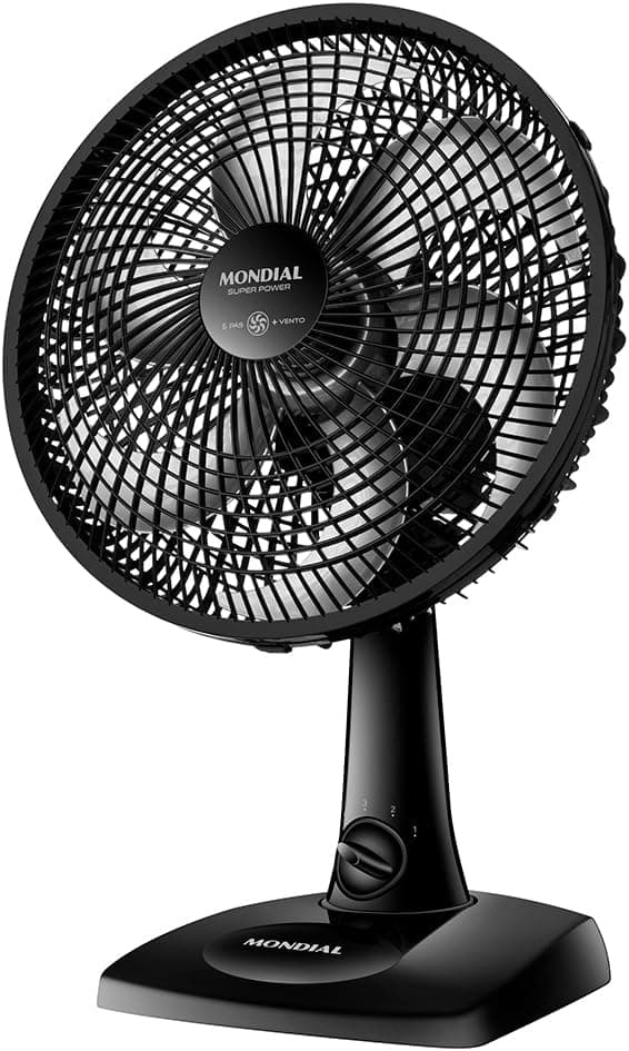 Ventilador de Mesa Mondial 30cm Super Power VSP-30-B 220V (6 pás, 60W) por R$ 88,65 com frete grátis