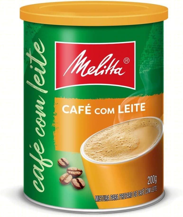 Café com Leite Melitta 200g - Lata