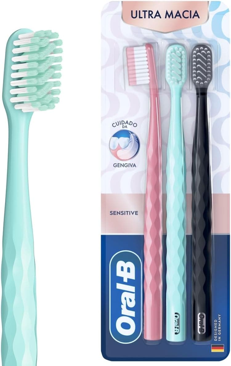 Escova de Dentes Oral-B Iconic Premium 3 Unidades por R$ 19 (frete grátis)