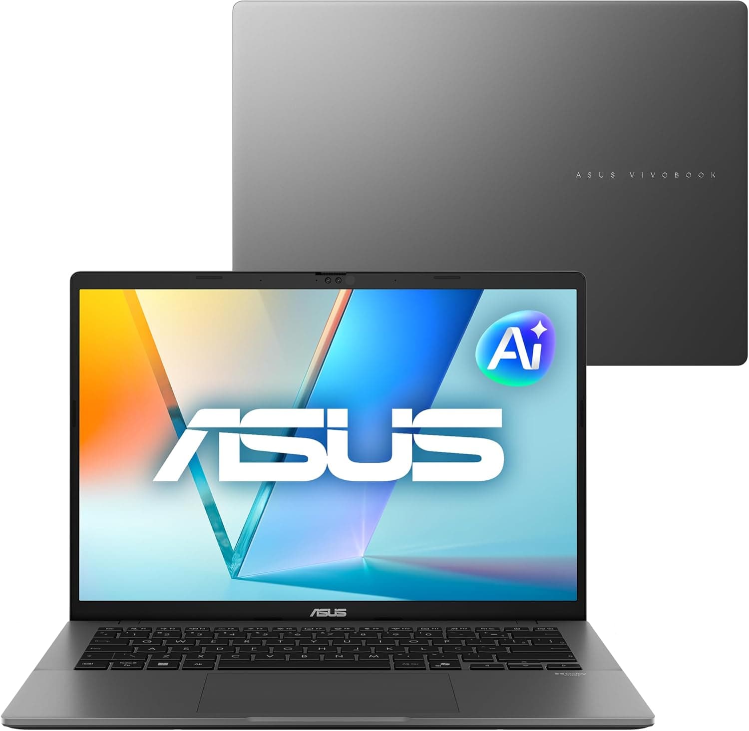 Notebook ASUS Vivobook S14 Core Ultra 7 16GB 512GB Linux 14" Matte Gray