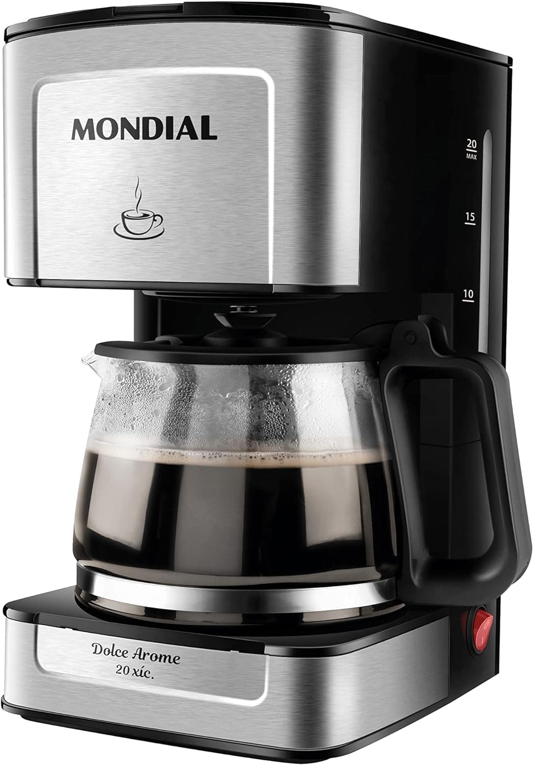 Cafeteira Elétrica Mondial Dolce Arome C-43-20X-SI 220V 550W (20 Xícaras) por R$ 111