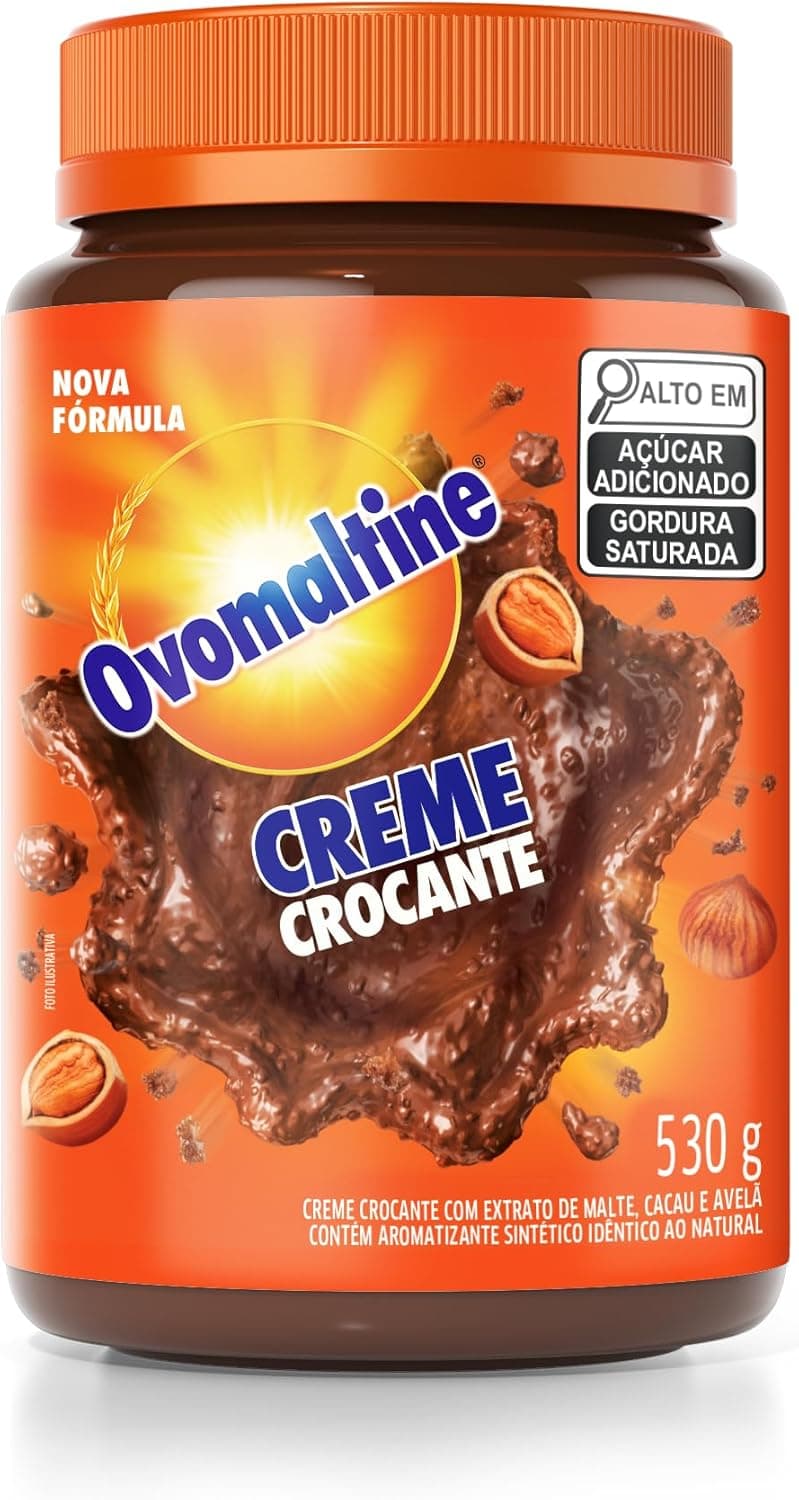 Creme Crocante Ovomaltine 530g por R$ 28,95 (Frete Gratis)