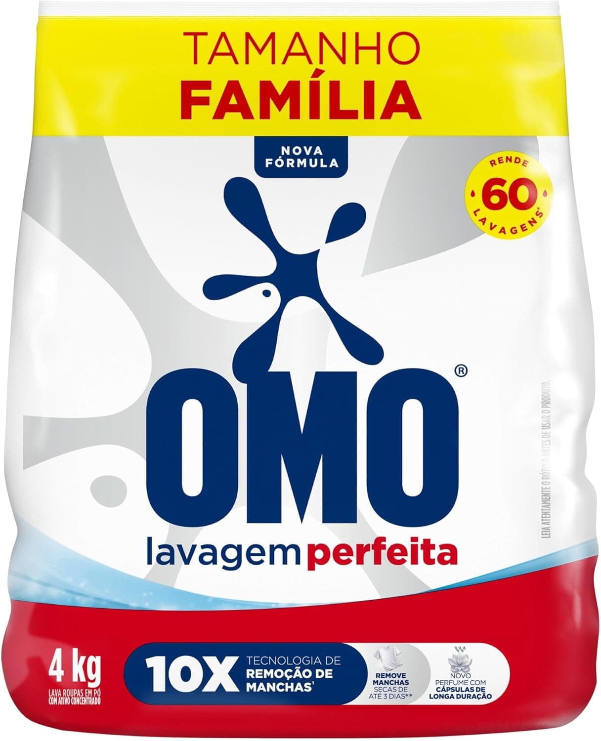 OMO Sabao em Po Lavagem Perfeita 4kg por R$ 37,99 (recorrencia) + Frete Gratis