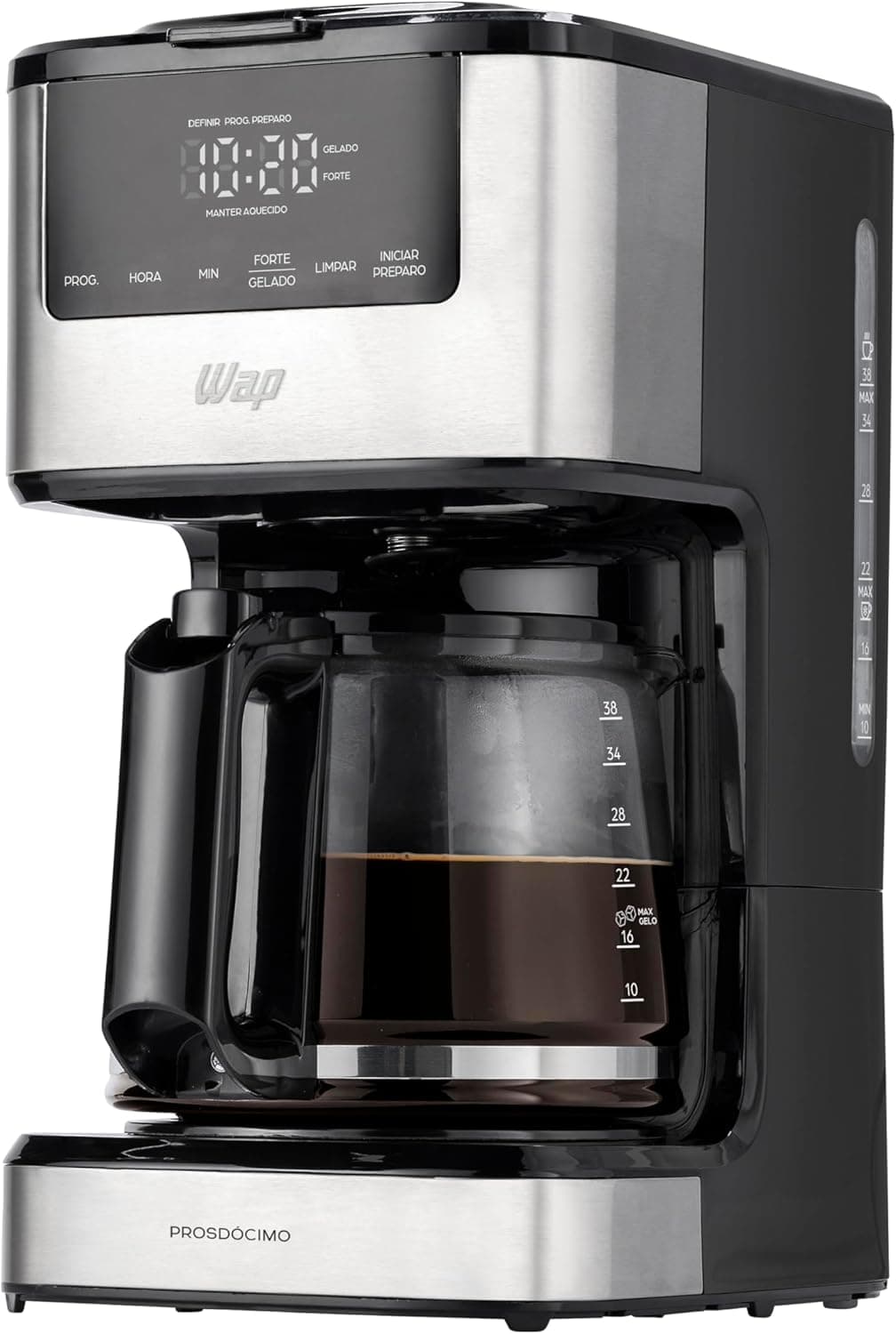 Cafeteira WAP Digital AROMA WCD1500 1,5L com Timer (127V) por R$ 179,25 + Frete Gratis