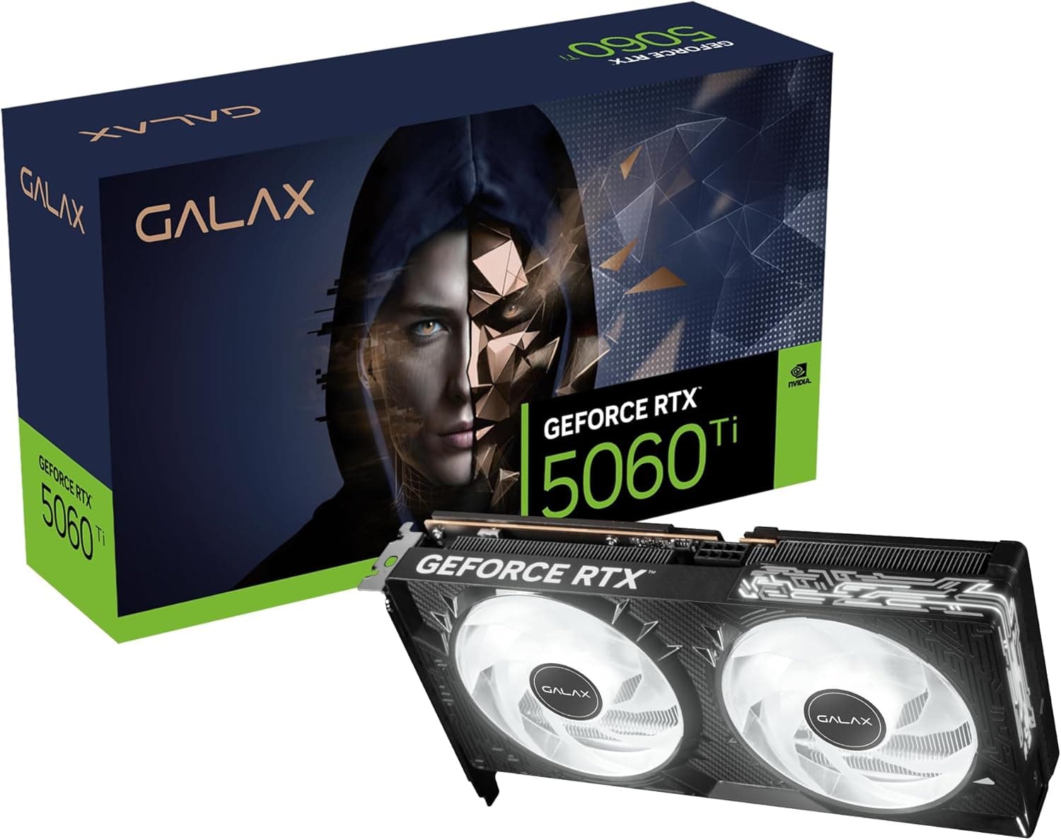 Placa de Video GALAX GeForce RTX 5060 Ti 16GB GDDR7 1-Click OC por R$ 3.529 (frete gratis)