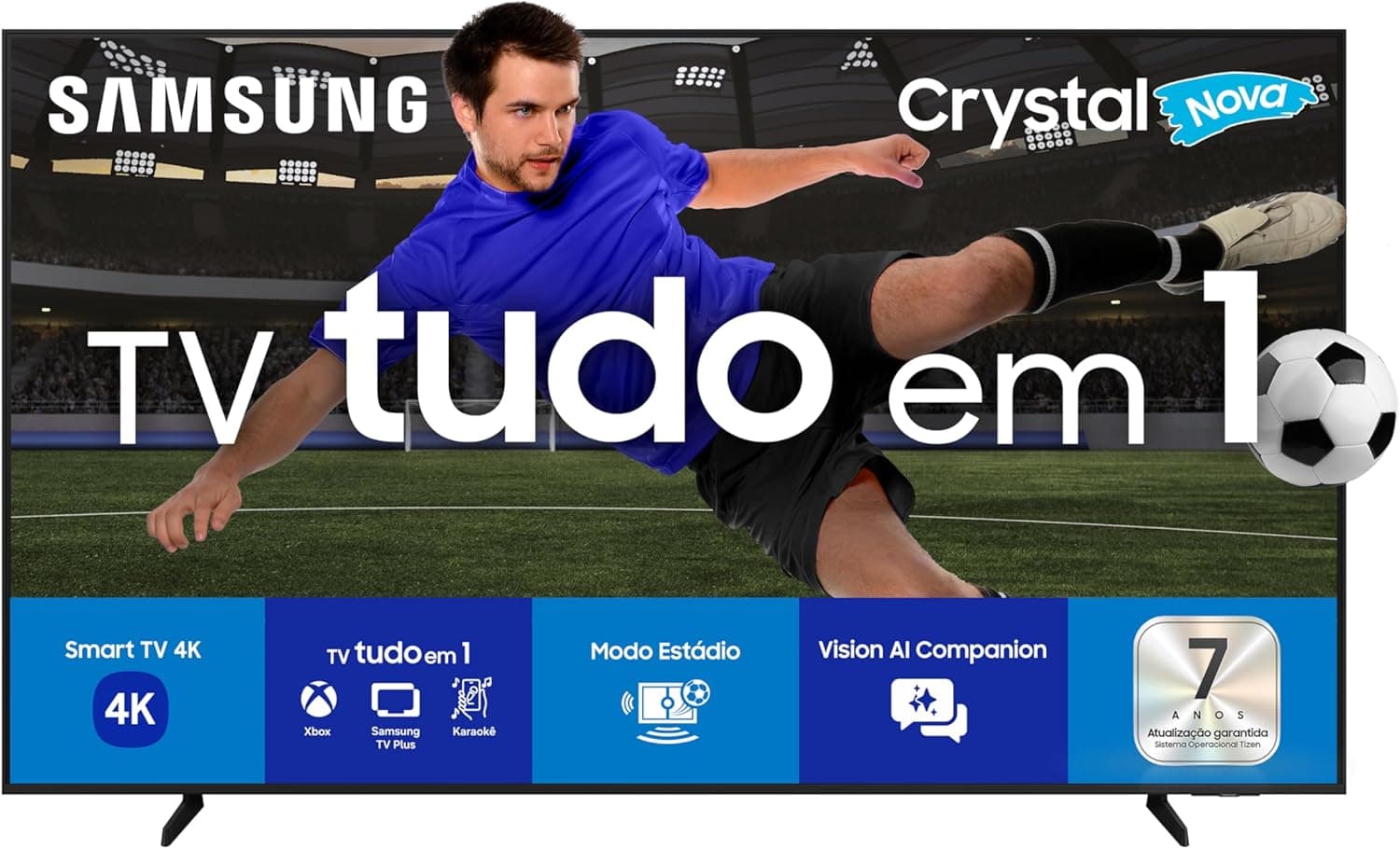 Smart TV Samsung 50" Crystal UHD 4K U8600F 2025 com cupom e frete grátis