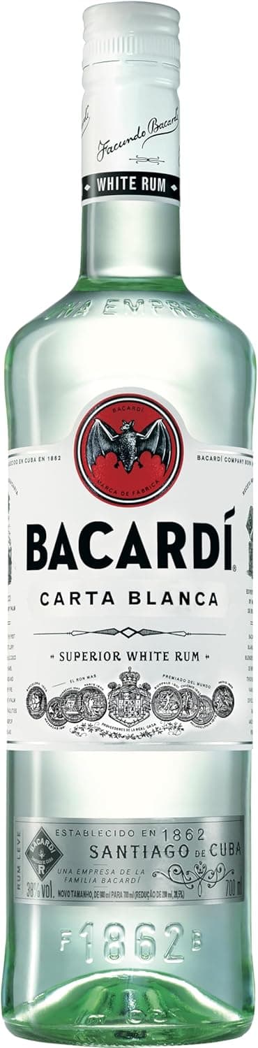 Rum Bacardi Carta Blanca 700ml por R$ 33 (desconto no checkout)