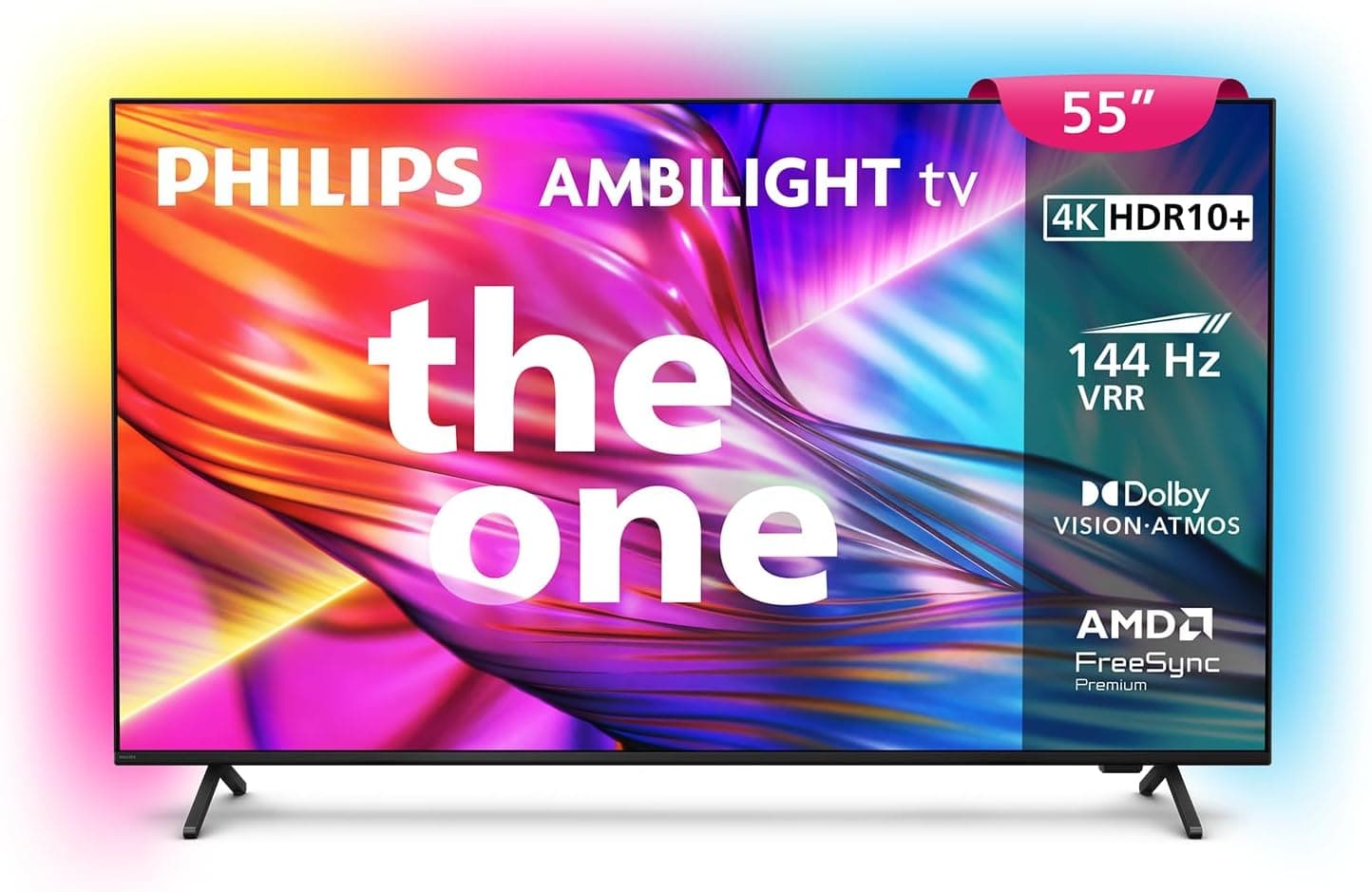 Smart TV Philips The One 55" 4K 144Hz Ambilight (55PUG8929/78) por R$ 2.774 + cupom