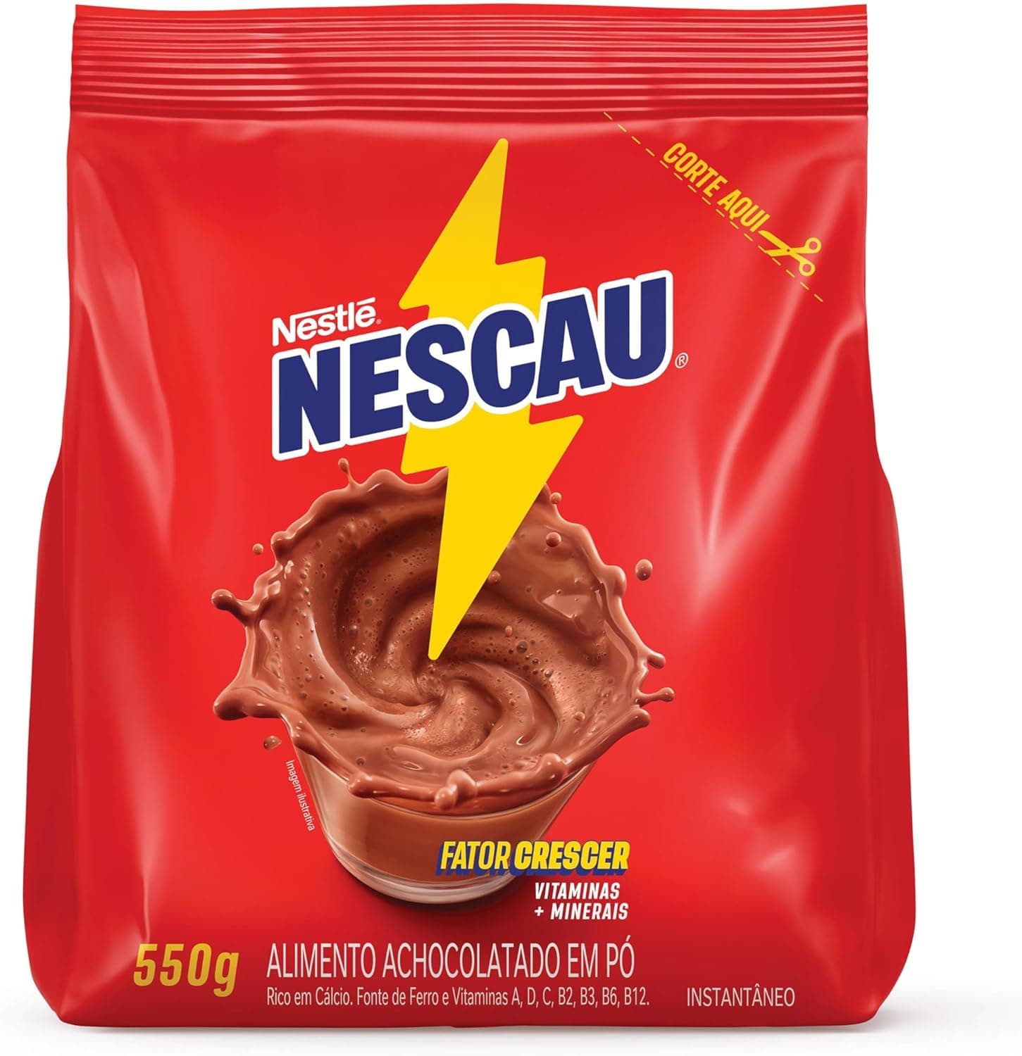 Achocolatado em Po Nescau 550g por R$ 12,99 (Frete Gratis)