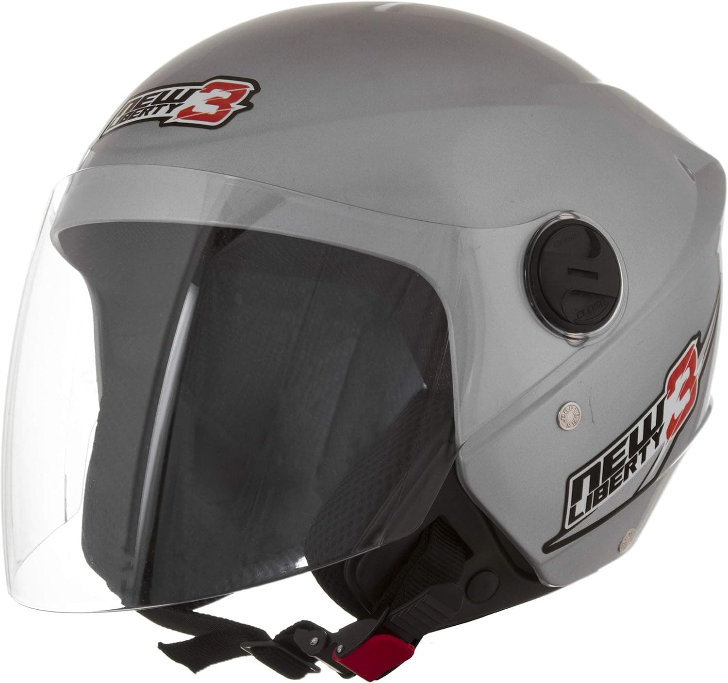 Capacete Aberto Pro Tork New Liberty 3 Solid Prata Tam. 58 por R$ 76,61 (Frete Gratis)