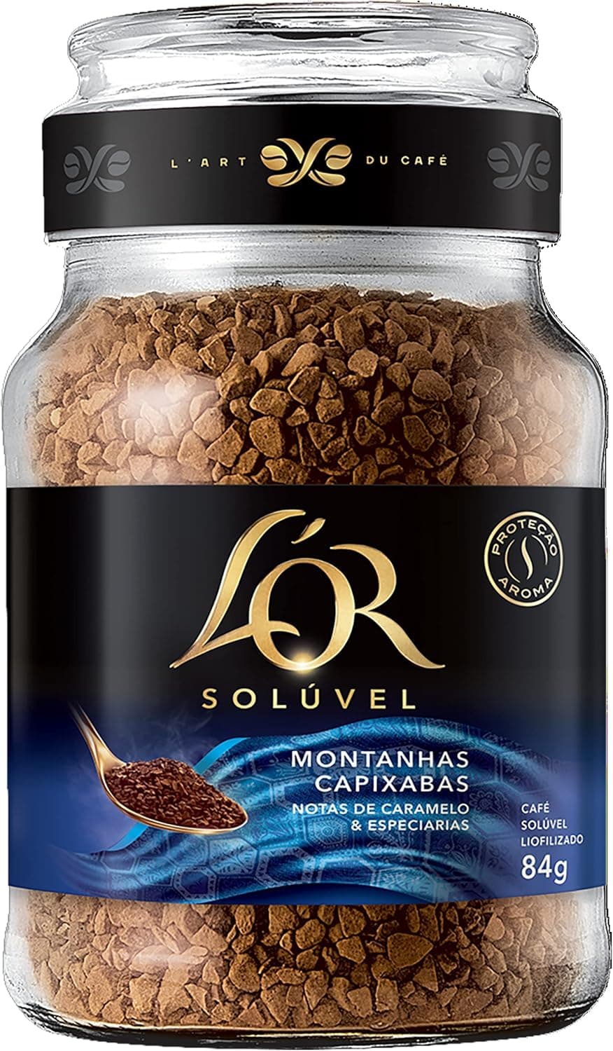 Café Solúvel L’OR Montanhas Capixabas 84g (Vidro) por R$ 19,40 com Frete Grátis