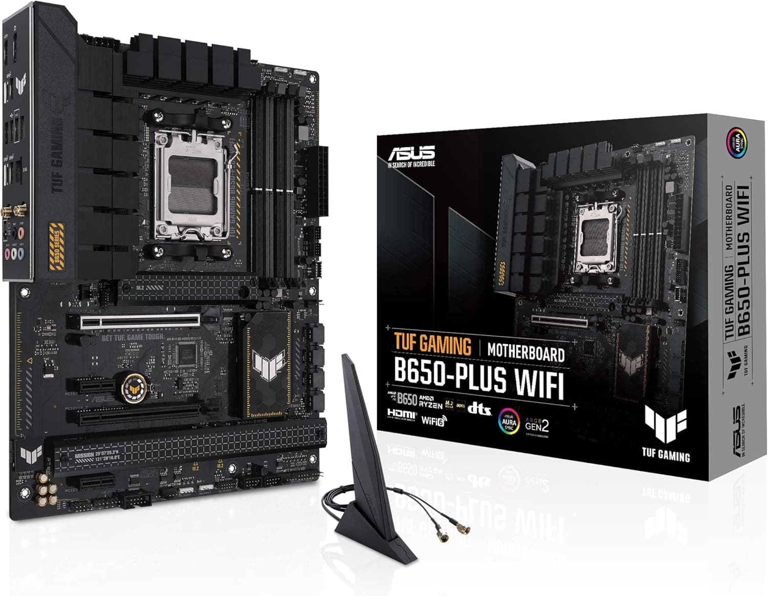 Placa-mãe ASUS TUF Gaming B650-PLUS WiFi AM5 DDR5 ATX (Ryzen 7000/8000/9000) por R$ 963