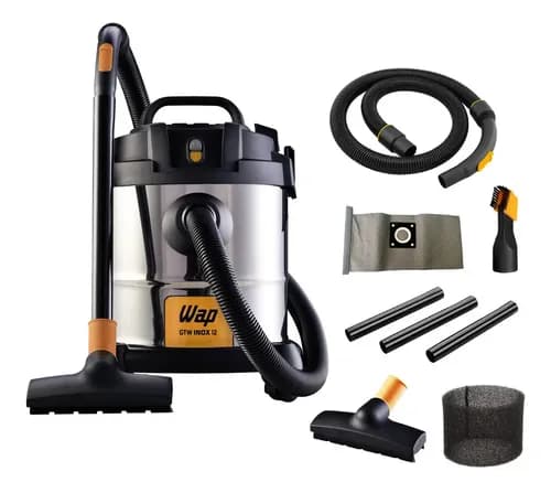 Aspirador de Pó e Água WAP GTW Inox 12 1400W 12L