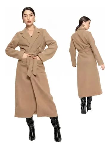 Sobretudo Feminino Longo Social HBD SBT-005 - Oferta