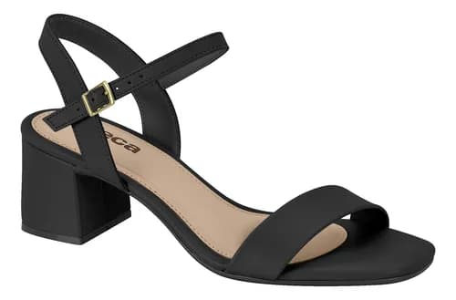 Sandália Feminina Casual Salto Médio Confortável