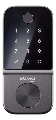 Fechadura Digital de Embutir Intelbras FR 221V Biométrica por R$ 321 no Pix (c/ cupom)