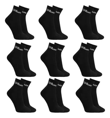 Kit 9 Pares de Meias Wilson Cano Médio Masculino Adulto