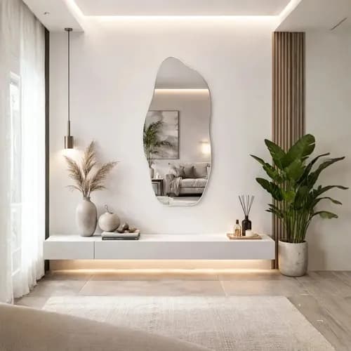 Espelho Orgânico Magnus Lopazzi 90x40cm Polido