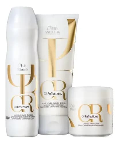Kit Wella Oil Reflections Tratamento Profissional Trio (3 Produtos) por R$ 242 com cupom PARAVC
