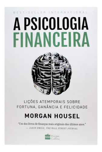 Livro A Psicologia Financeira (Morgan Housel) HarperCollins em Portugues por R$ 30,85