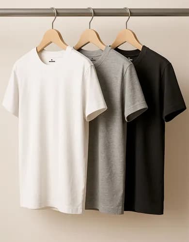Kit 3 Camisetas Masculinas Básicas Sandrini em Algodão por R$ 50 (c/ cupom MODANOML)