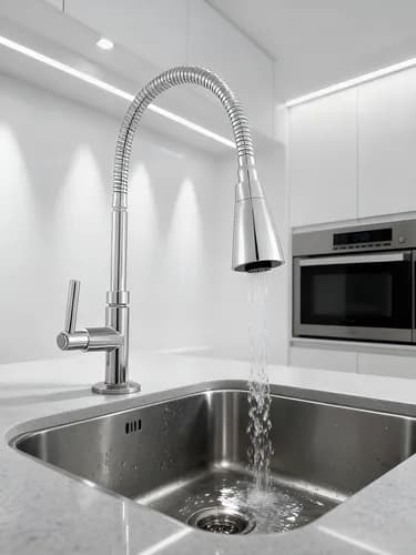 Torneira Cozinha Gourmet Bancada Pia Flexível