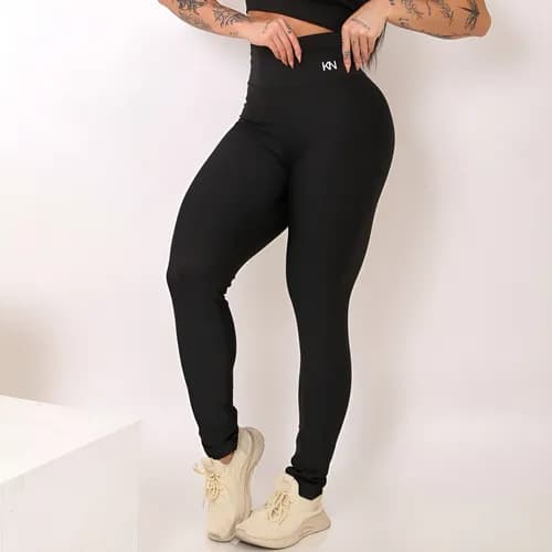 Calça Legging Fitness Koenig Zero Transparência Cintura Alta