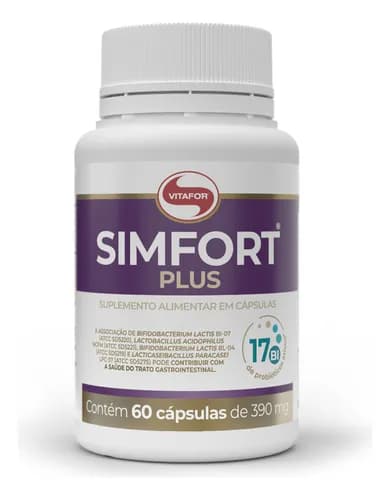 Simfort Plus Vitafor 60 Cápsulas por R$ 85