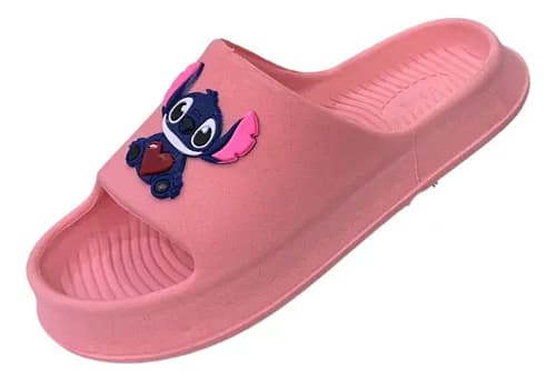 Chinelo Nuvem Infantil Lilo Stitch Slide Menina Leve